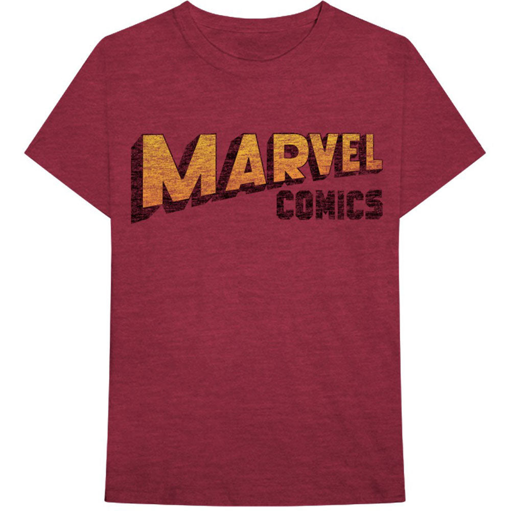 MARVEL COMICS Attractive T-shirt, Warped Logo