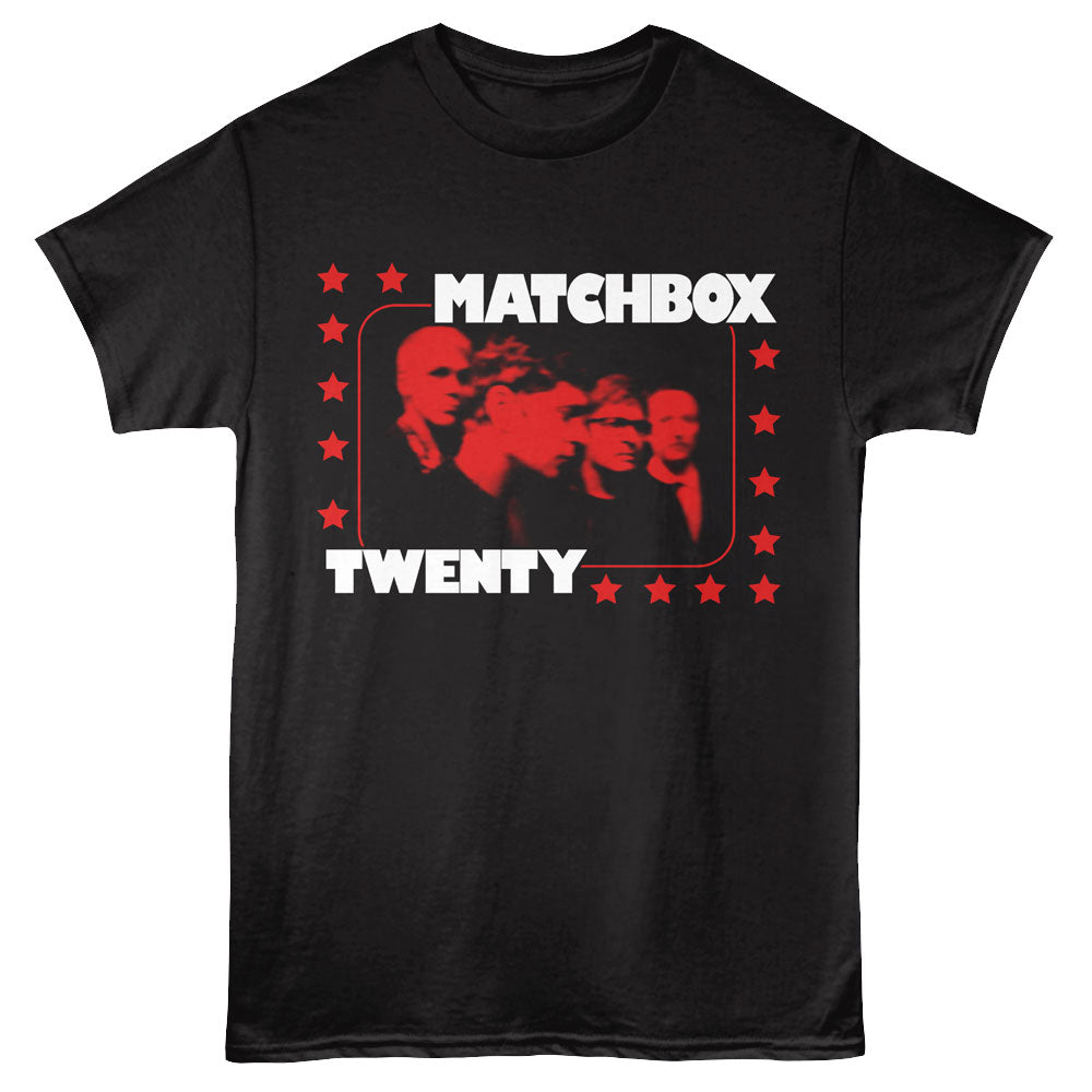 MATCHBOX TWENTY Eye-Catching T-Shirt, STAR BORDER