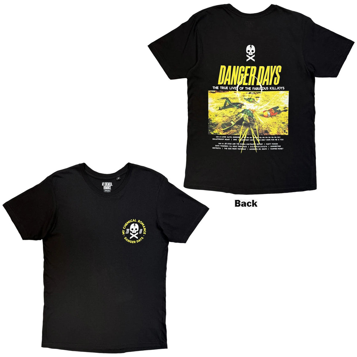 MY CHEMICAL ROMANCE Attractive T-Shirt, Danger Days Pocket