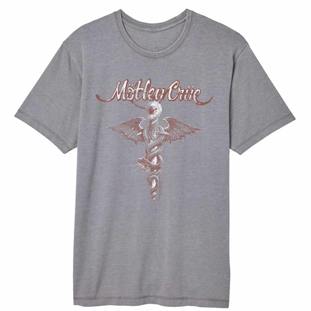Motley Crue Feel Good Caduceus Vintage Washed T-Shirt