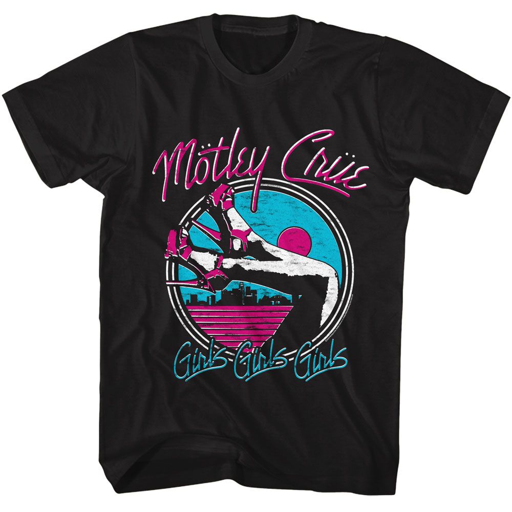 MOTLEY CRUE Eye-Catching T-Shirt, Girls Legs