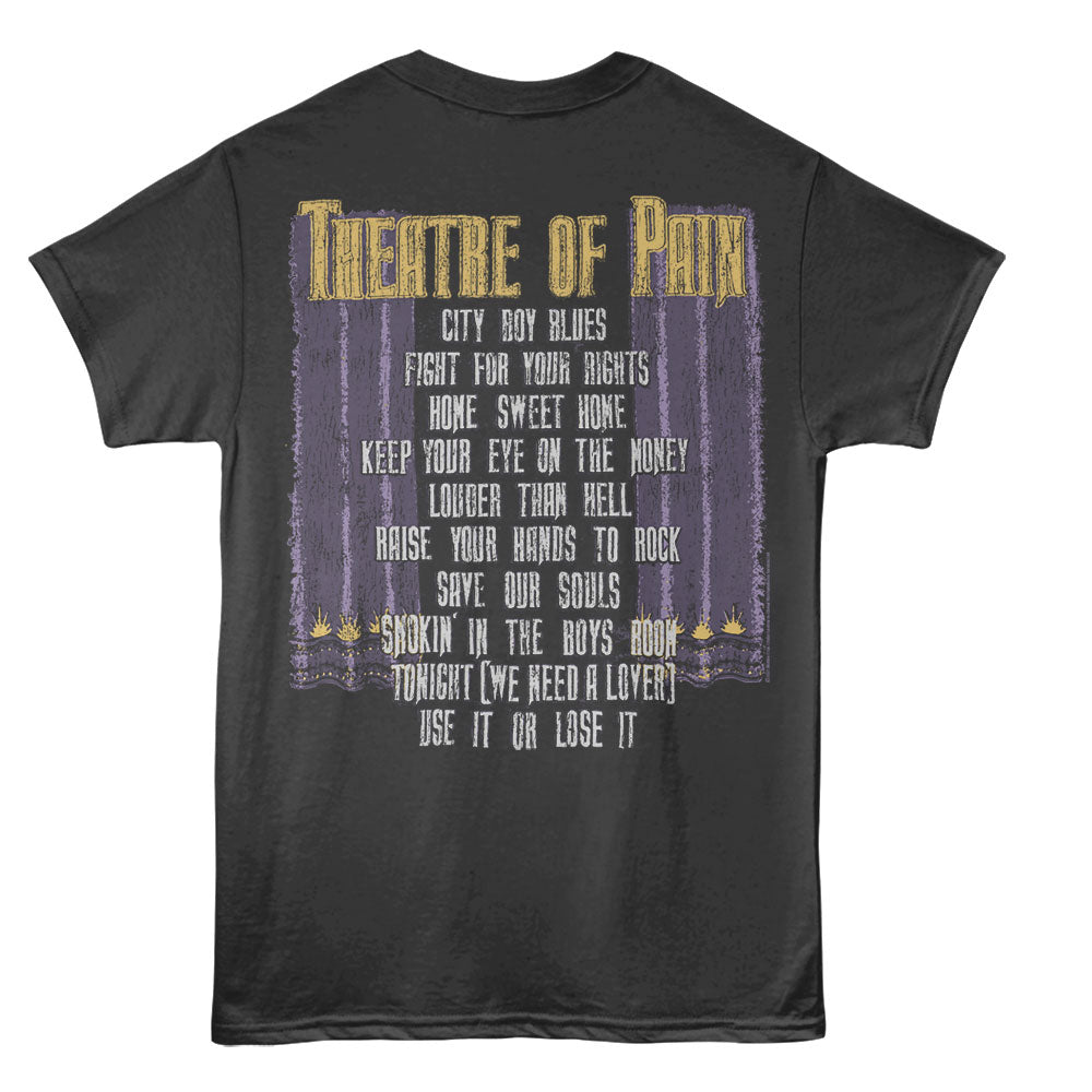 MOTLEY CRUE Eye-Catching T-Shirt, THEATRE OF PAIN