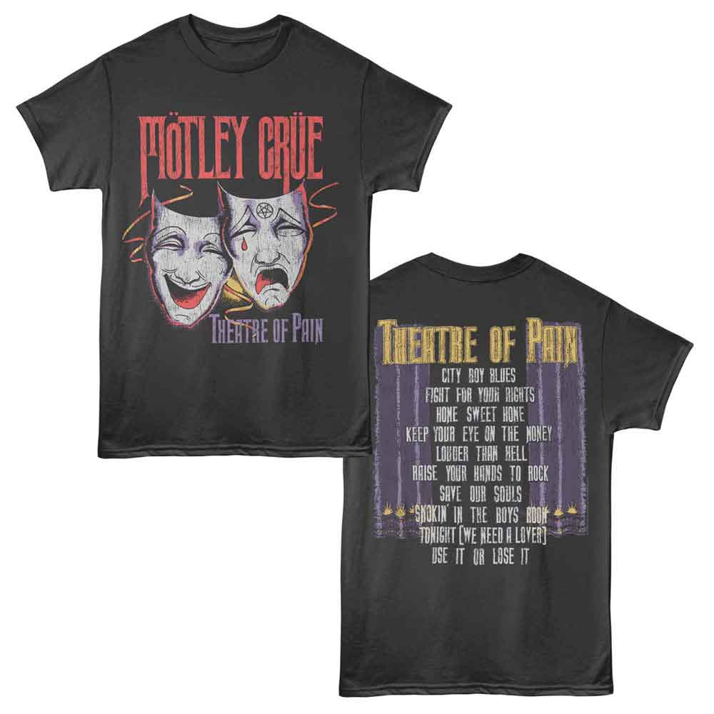 MOTLEY CRUE Eye-Catching T-Shirt, THEATRE OF PAIN