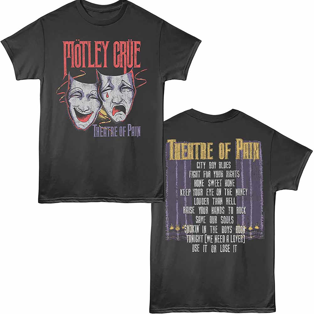 MOTLEY CRUE Eye-Catching T-Shirt, TOP