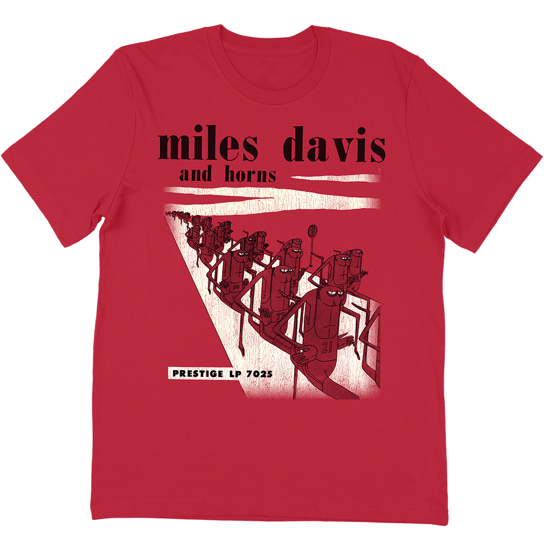 Miles Davis And Horns T-Shirt In Red