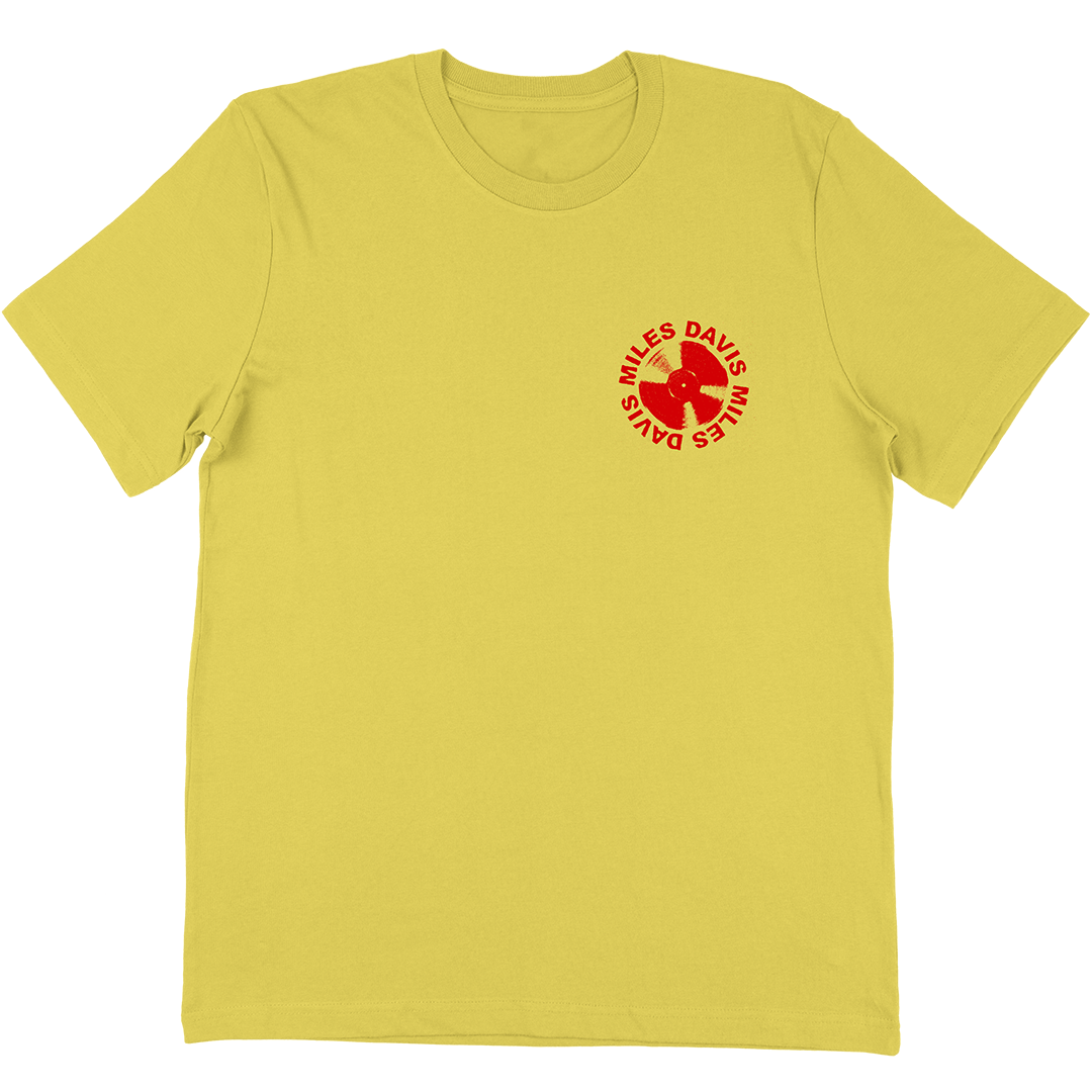 Miles Davis Paper Moon T-Shirt In Yellow