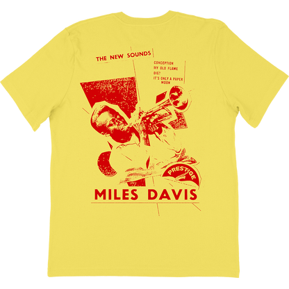 Miles Davis Paper Moon T-Shirt In Yellow