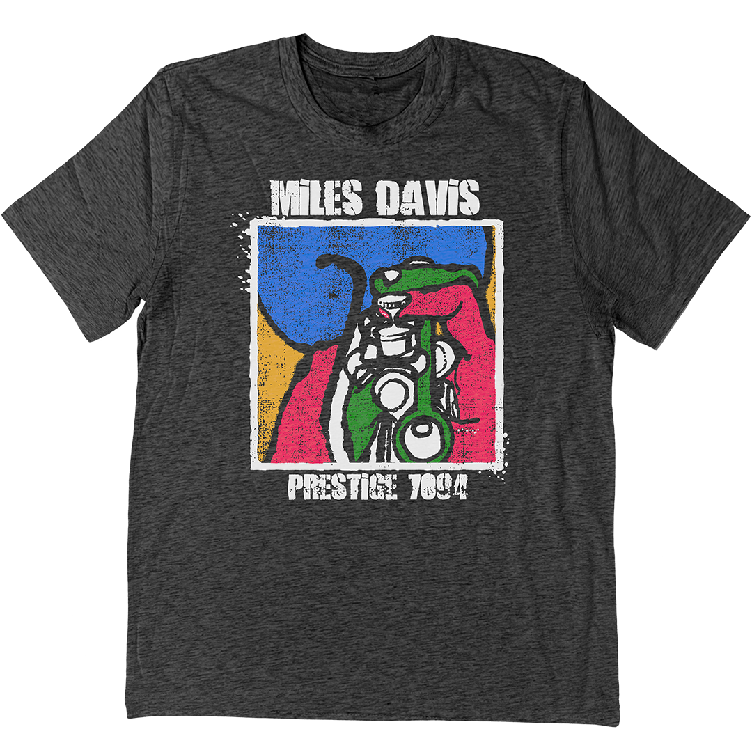 Miles Davis Prestige 7094 T-Shirt In Charcoal Grey