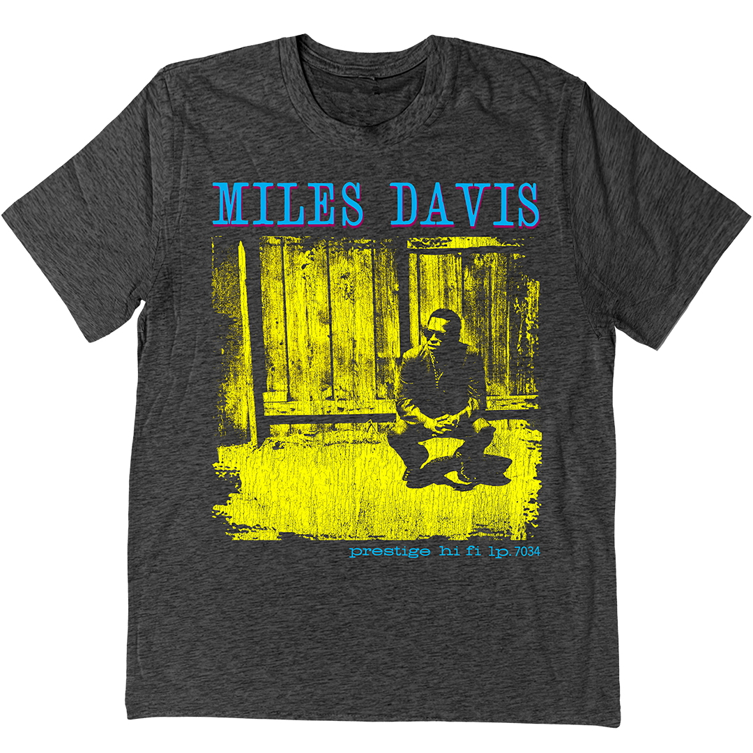 Miles Davis &quot;Quintet Sextet&quot; T-Shirt In Charcoal Grey