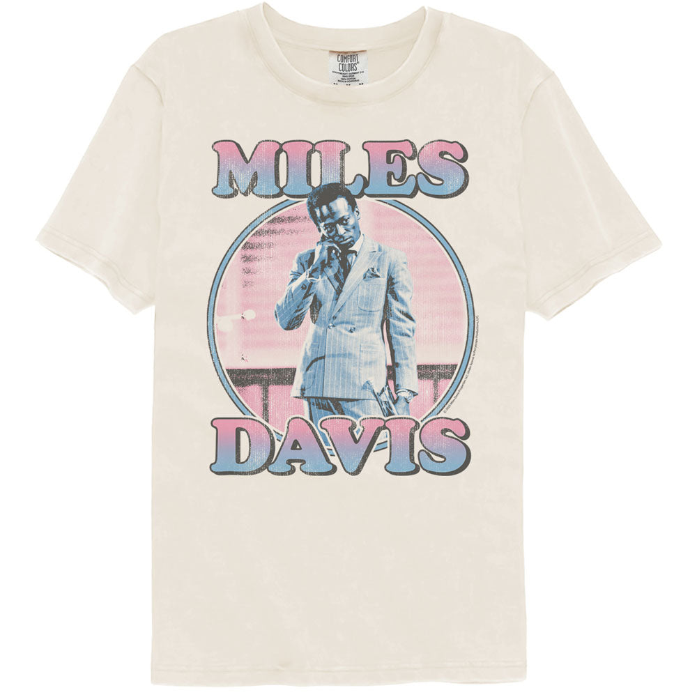 MILES DAVIS Garment Dye T-Shirt, PASTEL