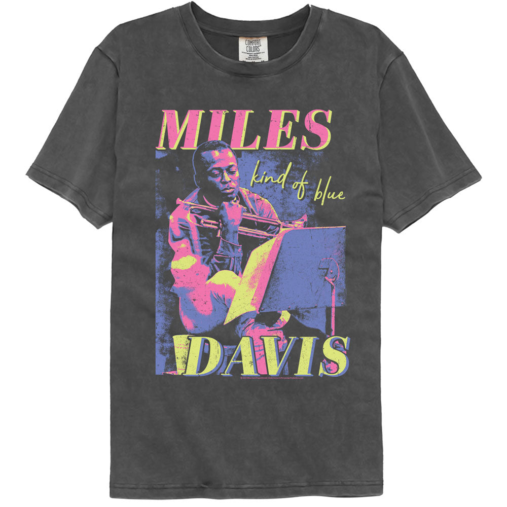 MILES DAVIS Garment Dye T-Shirt, Kind of Blue