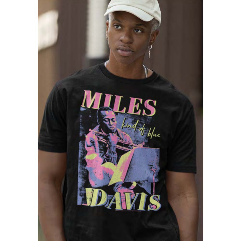 MILES DAVIS Eye-Catching T-Shirt, Kind of Blue