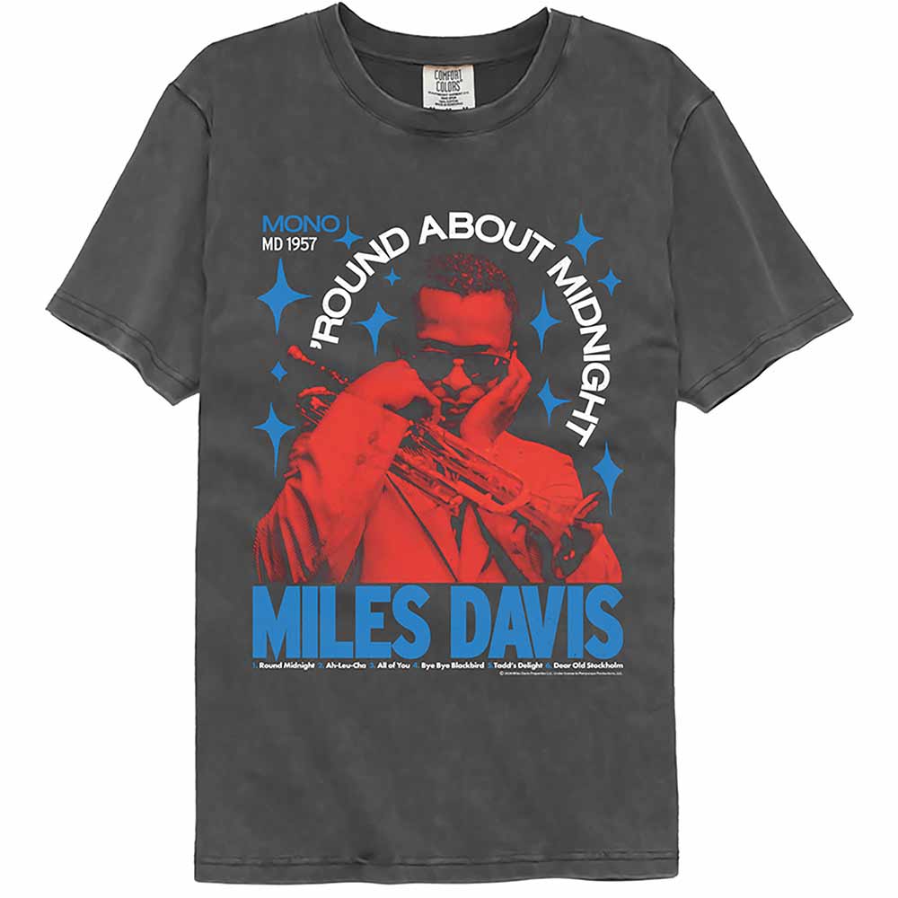 Miles Davis Round About Midnight 57 Garment Dye T-Shirt