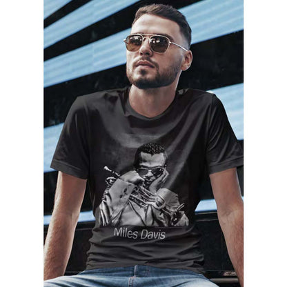 MILES DAVIS Eye-Catching T-Shirt, ABOUT MIDNIGHT PHOTO