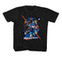 MEGA MAN Eye-Catching T-Shirt, MEGA MAN COLLAGE ORANGE BEAM