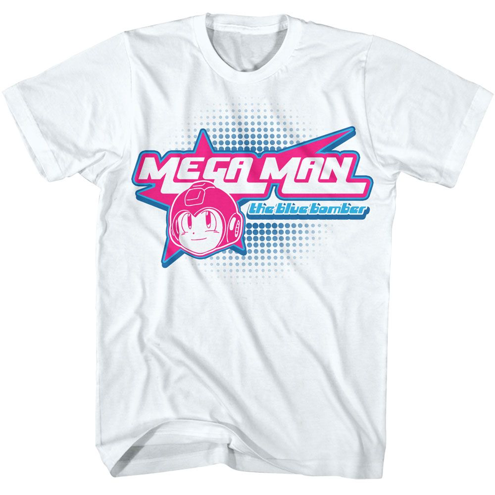 MEGA MAN Eye-Catching T-Shirt, Y2K Star