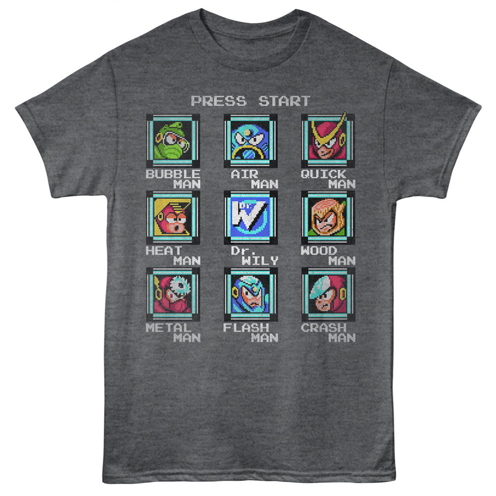 MEGA MAN Unisex T-Shirt, STAGE SELECT