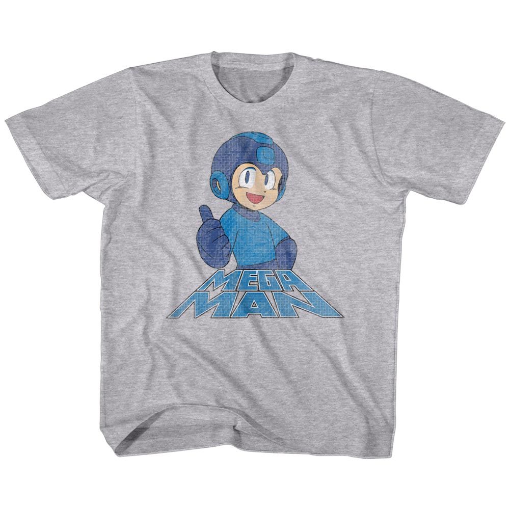 MEGA MAN Eye-Catching T-Shirt, RIGHT ON