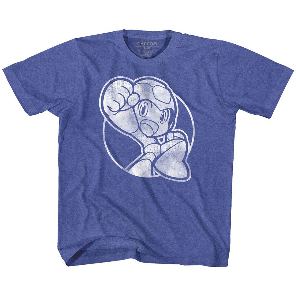 MEGA MAN Eye-Catching T-Shirt, FIST PUMP