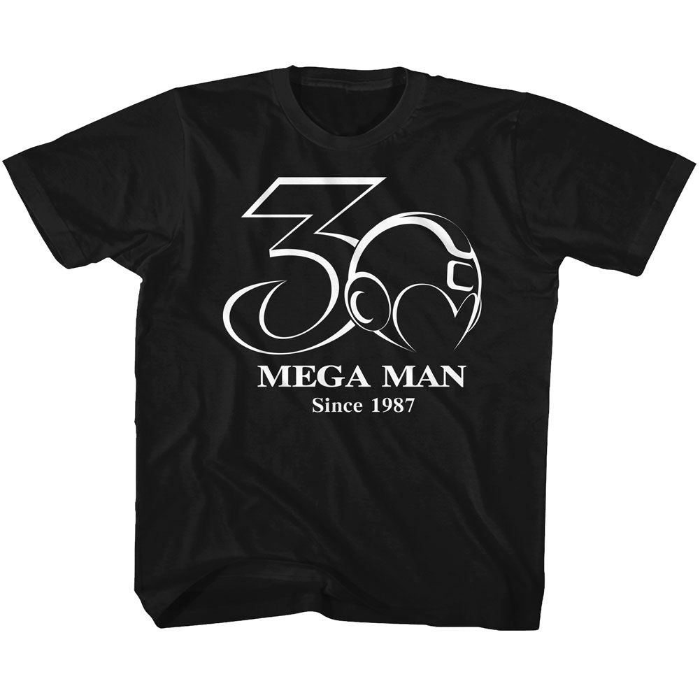 MEGA MAN Eye-Catching T-Shirt, 30TH BW