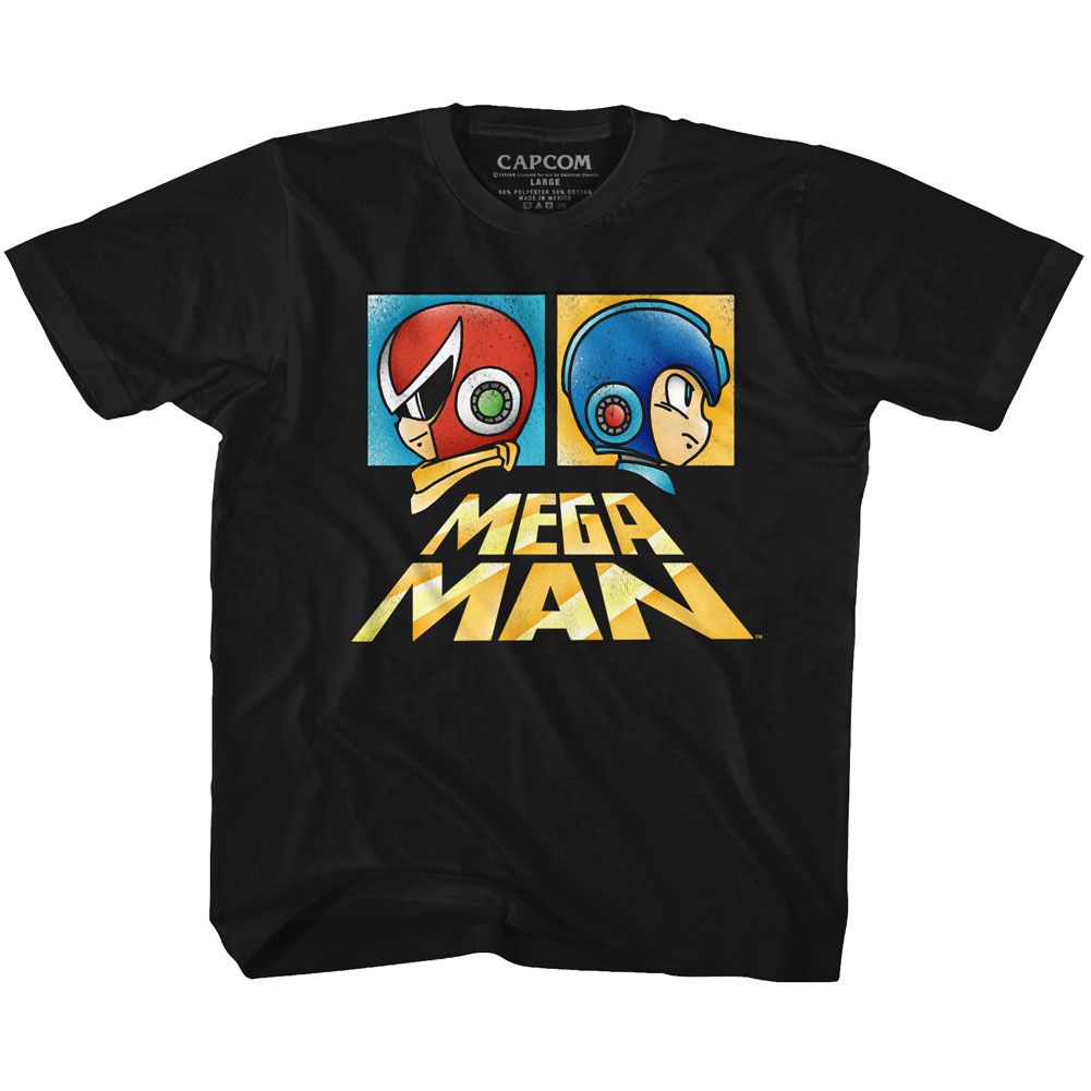 MEGA MAN Eye-Catching T-Shirt, BOXY