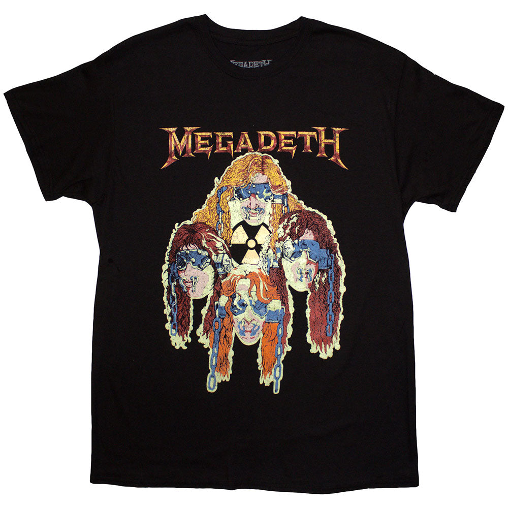 MEGADETH Attractive T-Shirt, Nuclear Glowheads