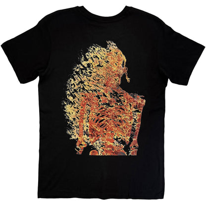 MEGADETH Attractive T-Shirt, White Album Vic Flame