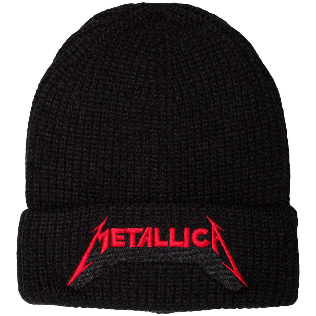 METALLICA Beanie Hat, Red Logo