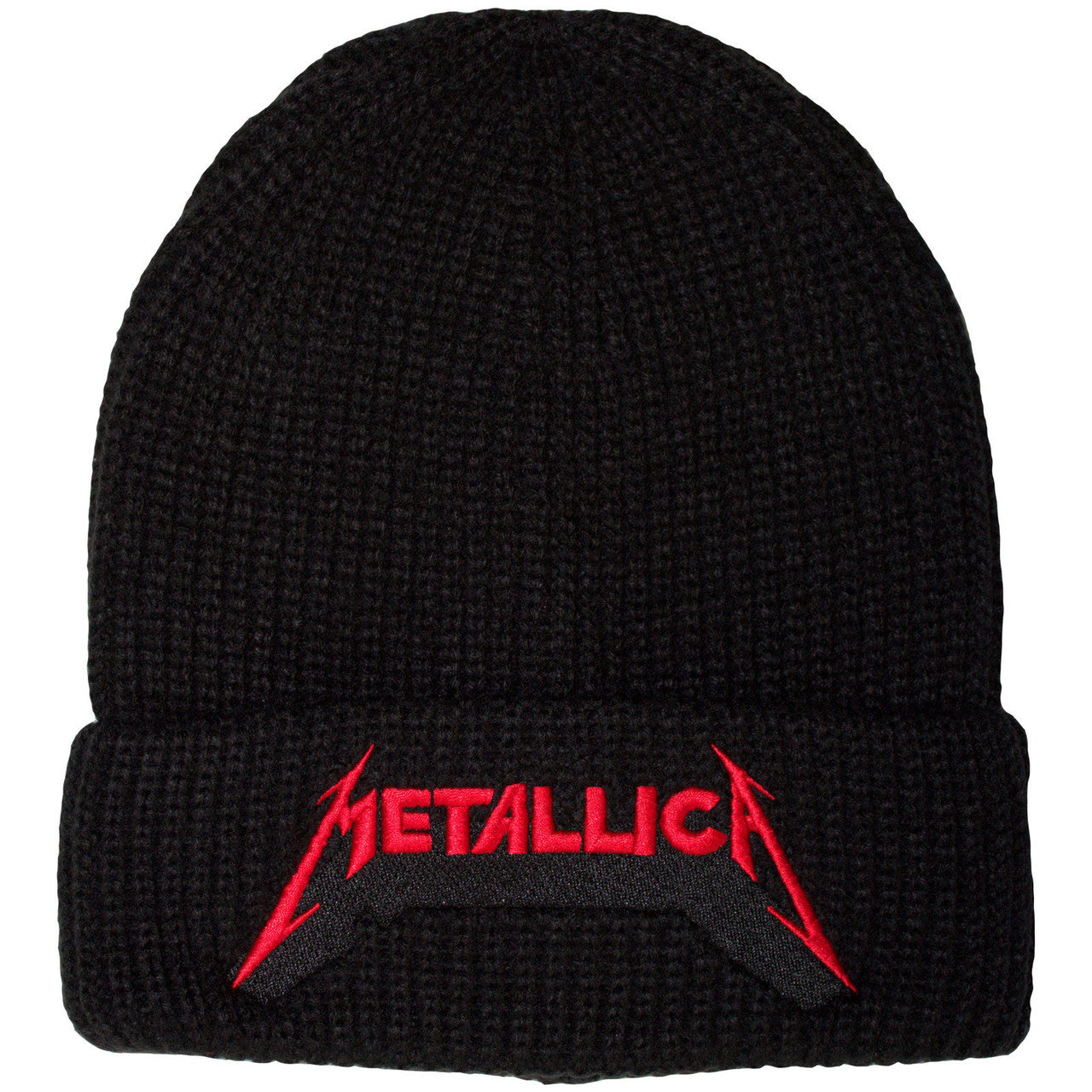 METALLICA Beanie Hat, Red Logo