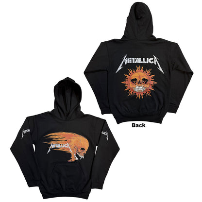 METALLICA Attractive Hoodie, Flaming Skull