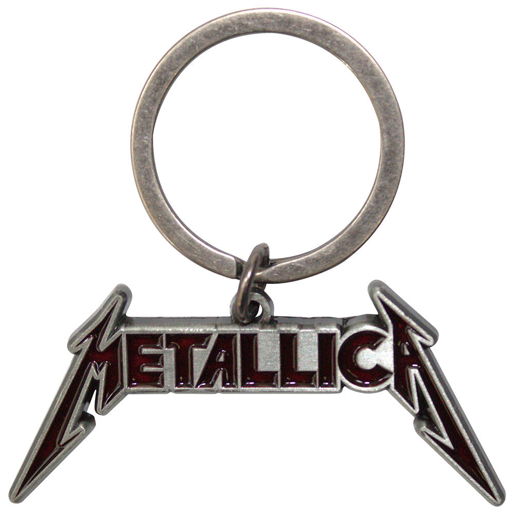 METALLICA Keychain, Deep Red Logo