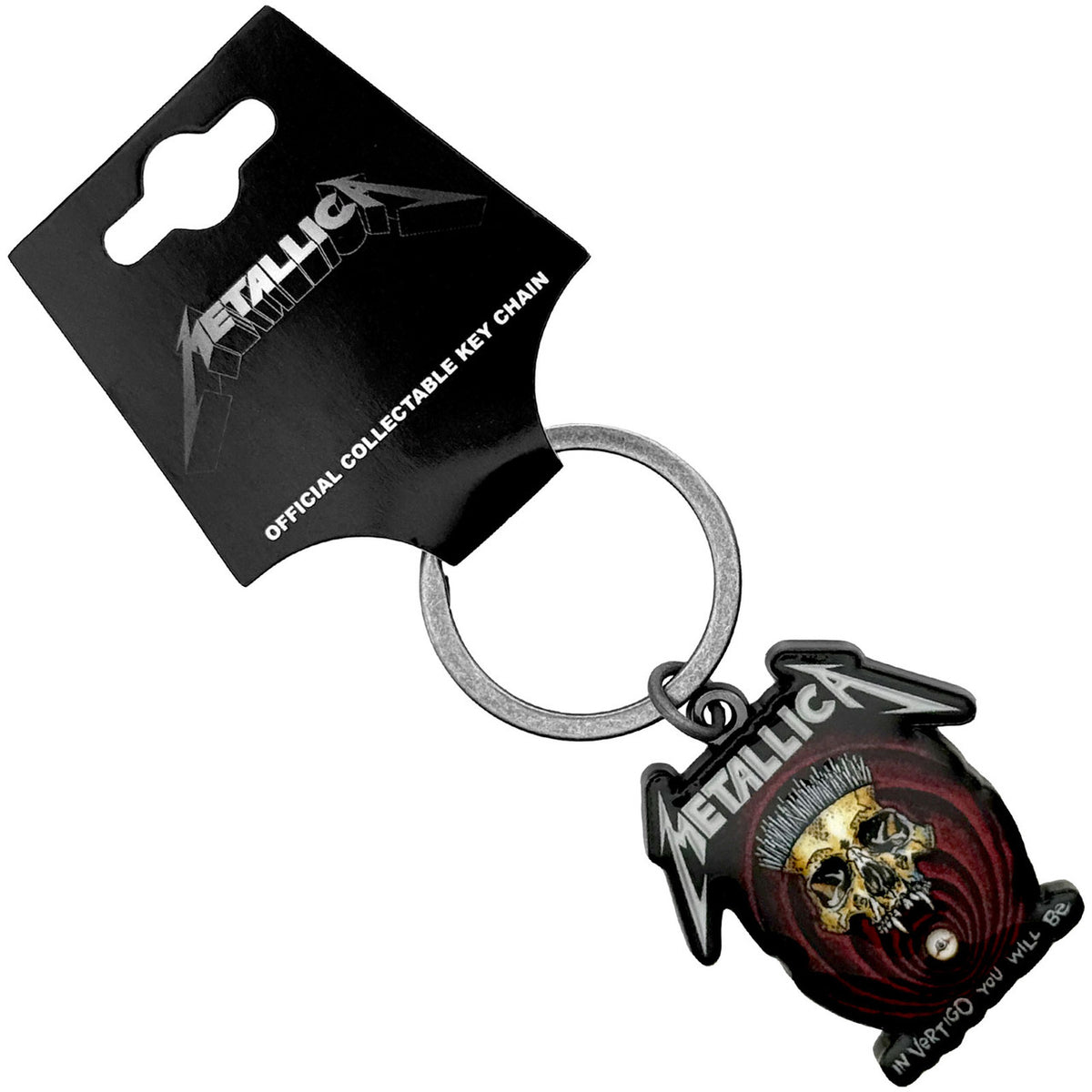 METALLICA Keychain, In Vertigo Detail