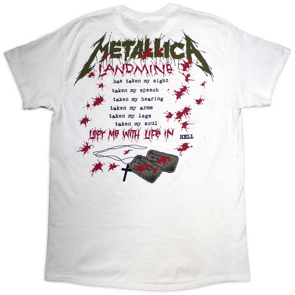 METALLICA Attractive T-Shirt, One Landmine