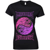 METALLICA T-Shirt for Ladies, Yin Yang Purple