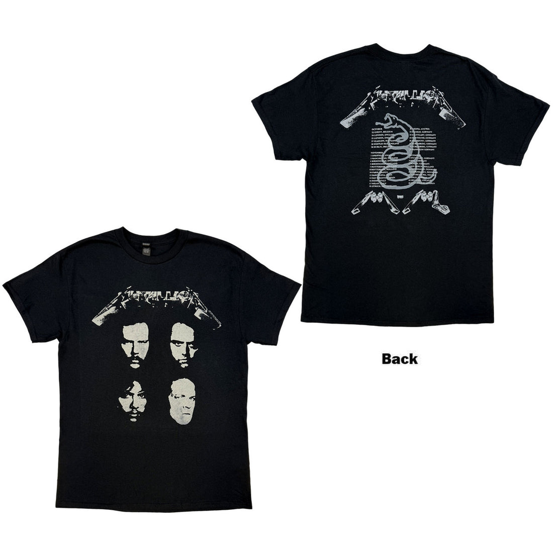 METALLICA Attractive T-Shirt, 4 Faces