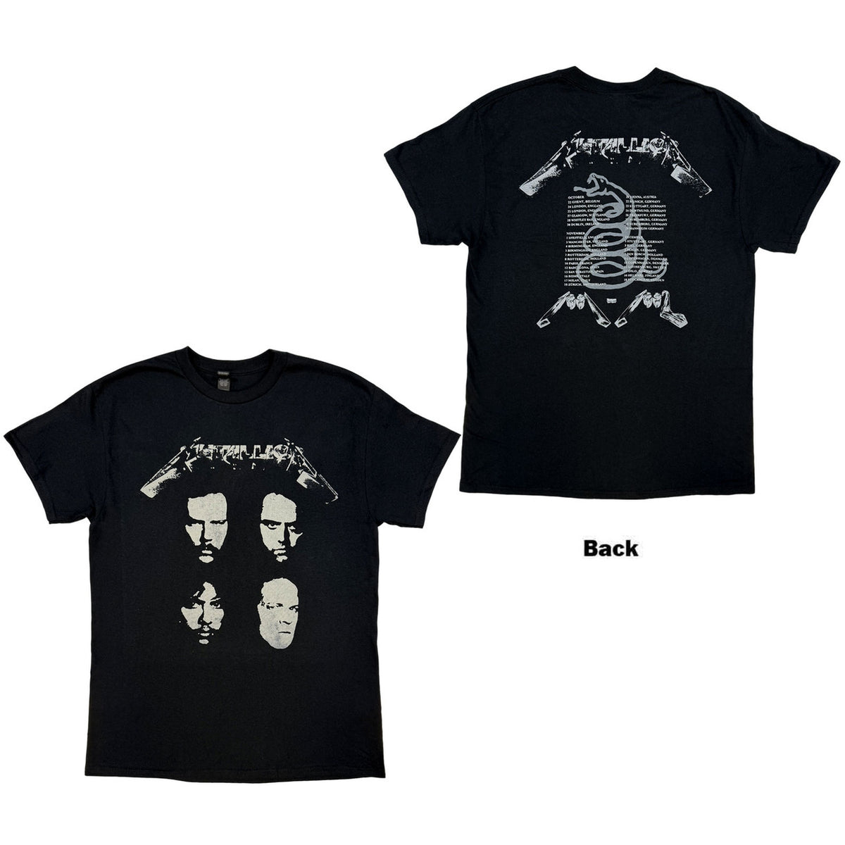 METALLICA Attractive T-Shirt, 4 Faces