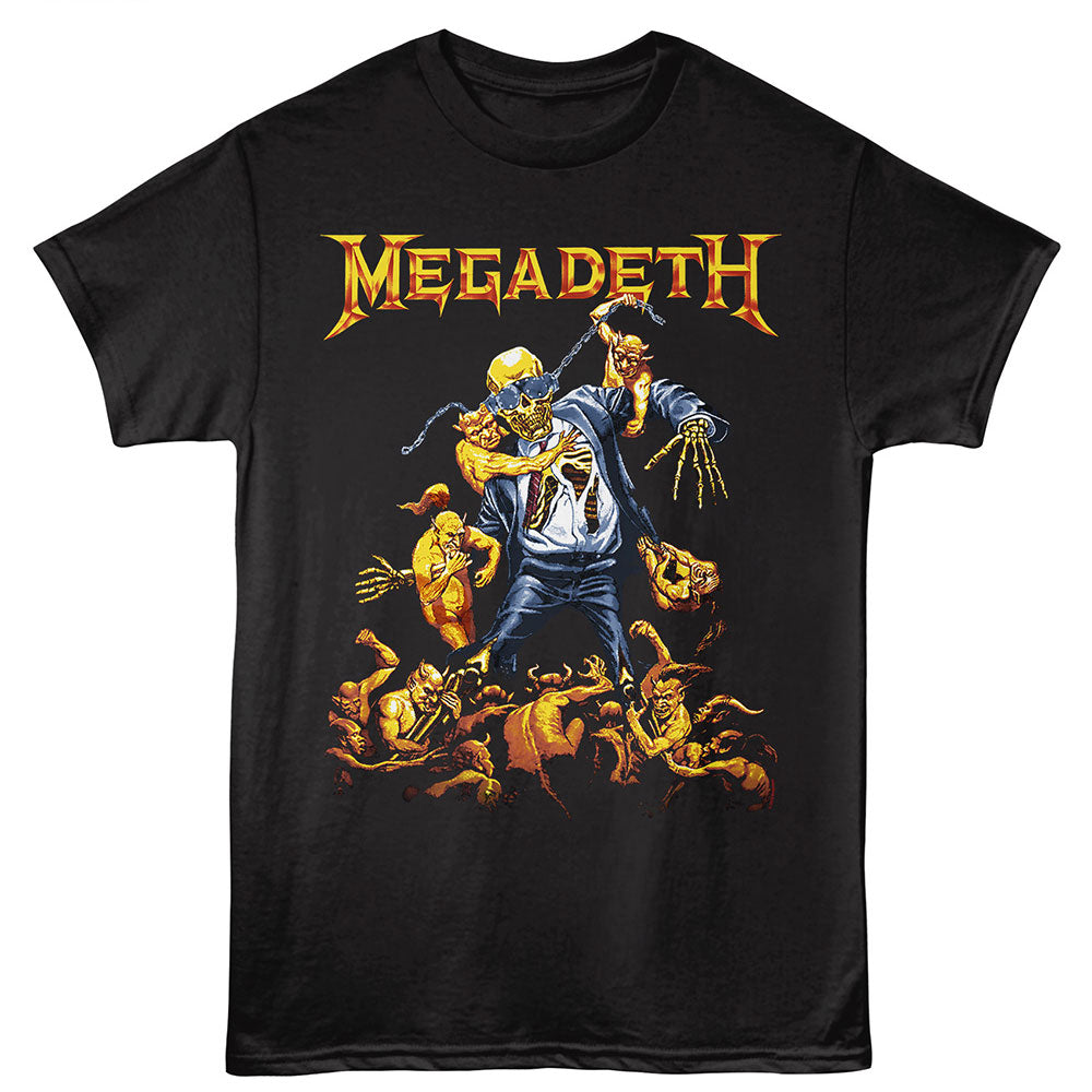 MEGADETH Eye-Catching T-Shirt, VIC GOES TO HELL