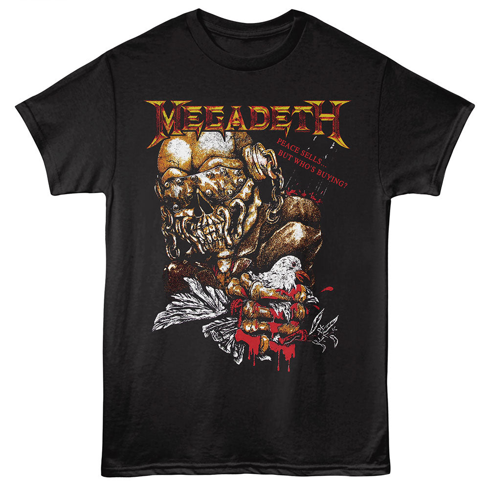 MEGADETH Eye-Catching T-Shirt, PEACE SELLS