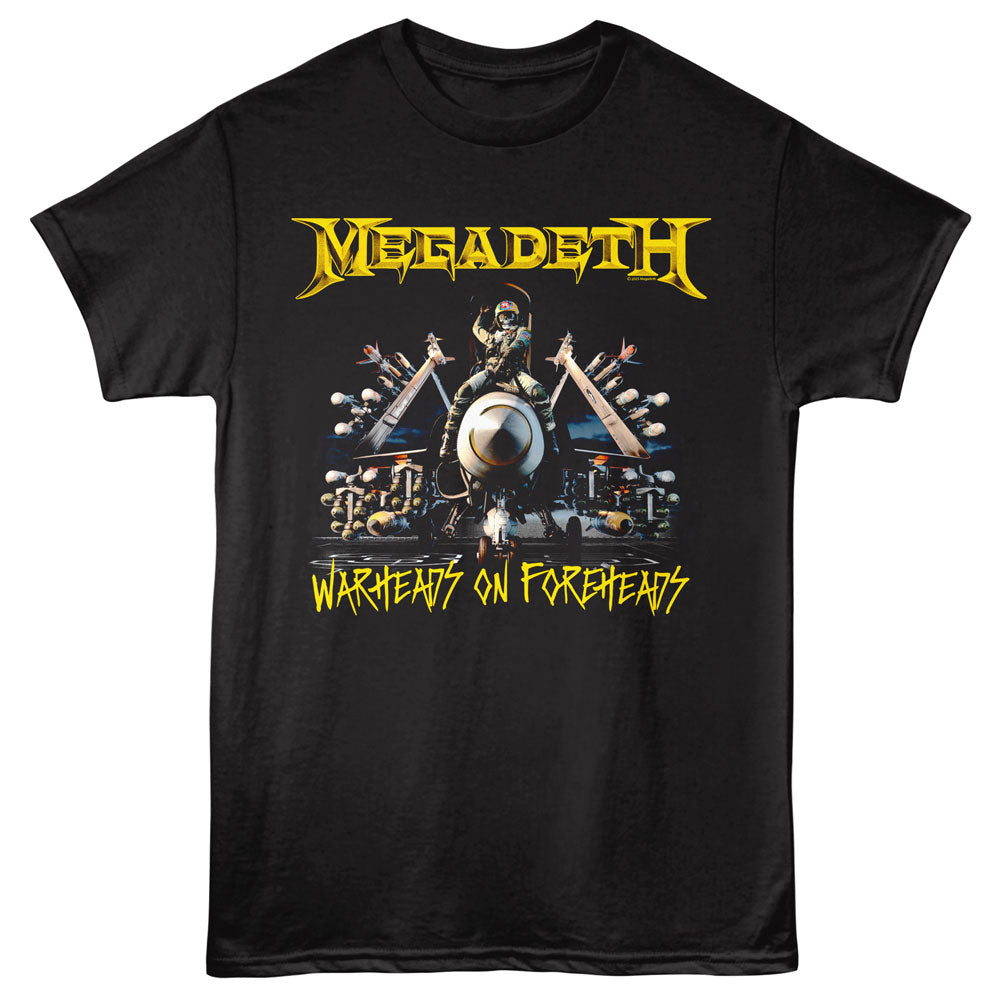 MEGADETH Eye-Catching T-Shirt, WARHEADS