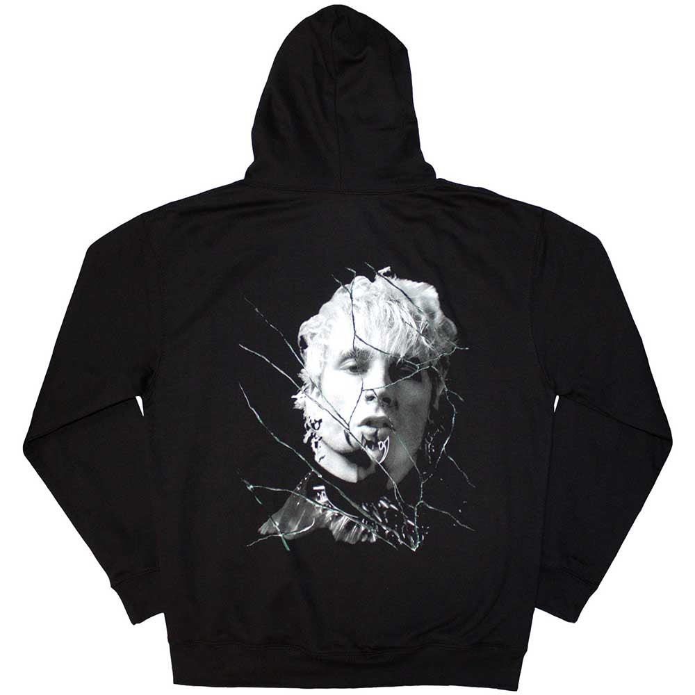 MACHINE GUN KELLY Attractive Hoodie, Cracked Glass