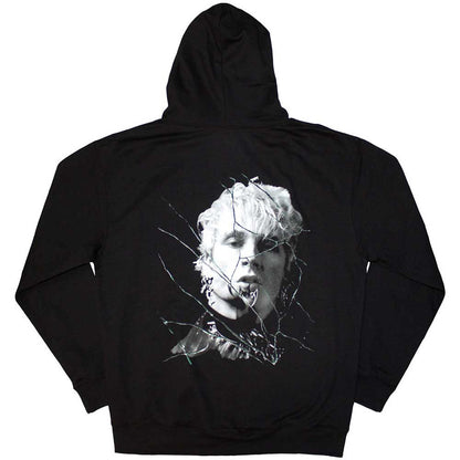 MACHINE GUN KELLY Attractive Hoodie, Cracked Glass
