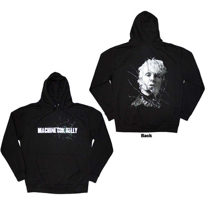 MACHINE GUN KELLY Attractive Hoodie, Cracked Glass