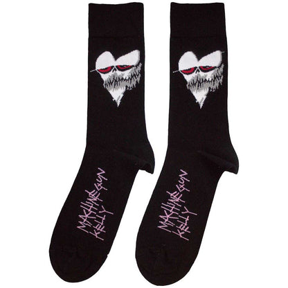 MACHINE GUN KELLY Unisex Ankle Socks, Heart Face