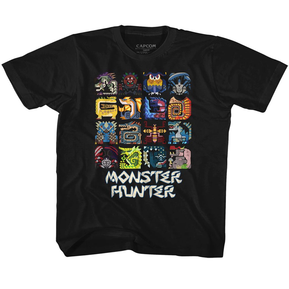 MONSTER HUNTER Kids T-Shirt, SYMBOLS