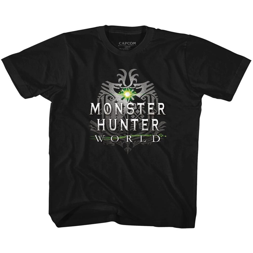 MONSTER HUNTER Kids T-Shirt, MHW LOGO