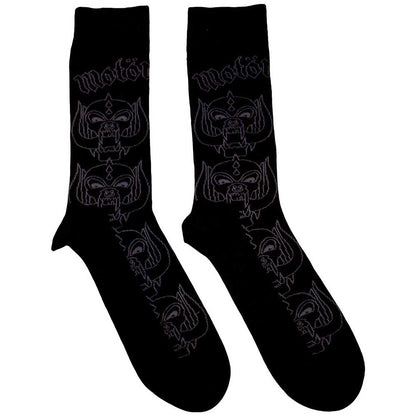 MOTORHEAD Unisex Ankle Socks, Warpig Outlines