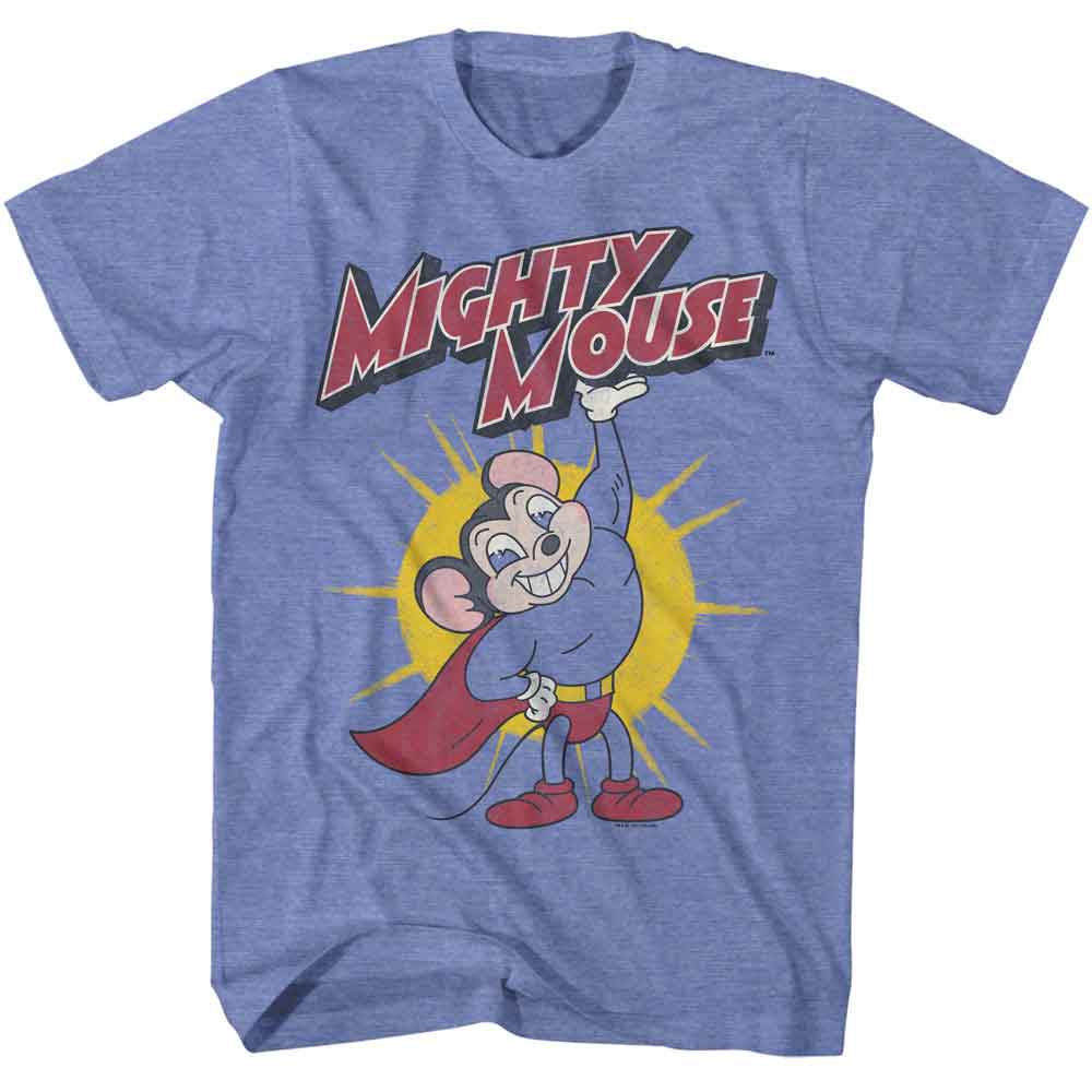 MIGHTY MOUSE Eye-Catching T-Shirt, LIFTING LOGO