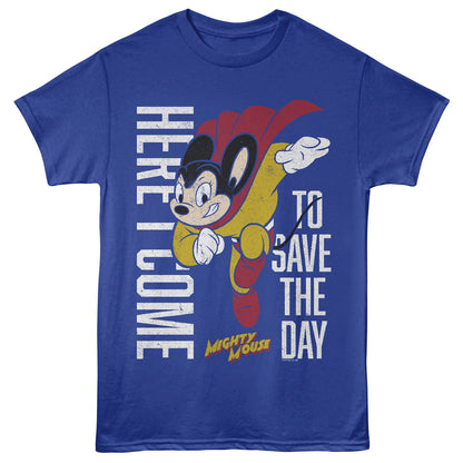 MIGHTY MOUSE Eye-Catching T-Shirt, SAVE THE DAY
