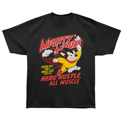 MIGHTY MOUSE Oversized T-Shirt, HERO HUSTLE