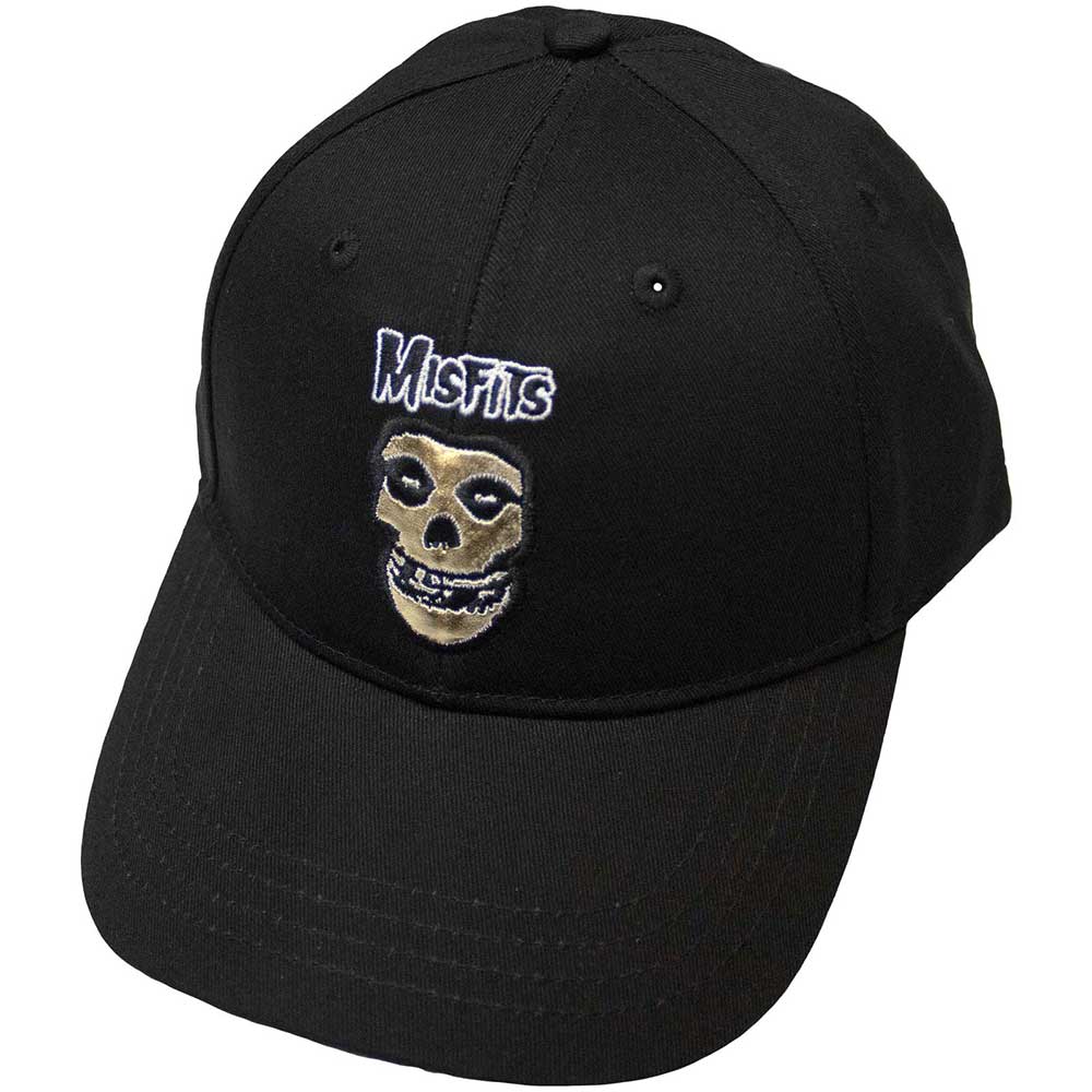 MISFITS Baseball Cap, Logo &amp; Gold Fiend